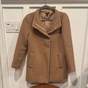 J. Crew Factory Women's Tan Pea Coat
